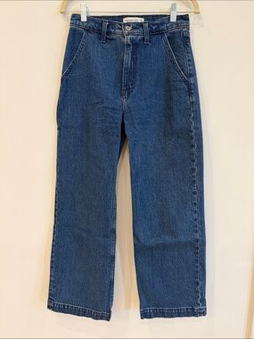 Abercrombie & Fitch Men's Straight Jeans in Blue Denim